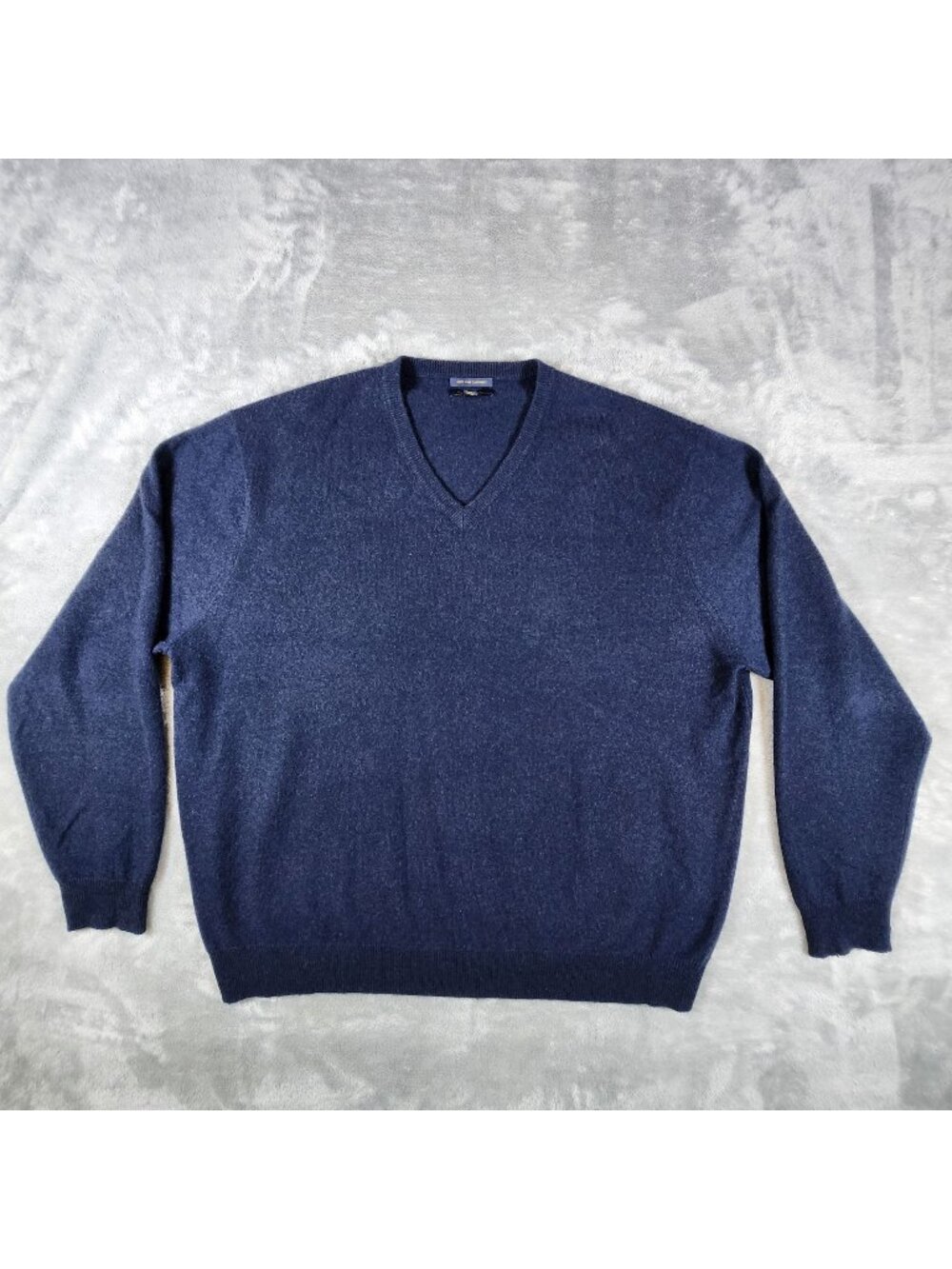 Club Room Cashmere Sweater XXL Navy Blue Quiet Luxury Classic Soft Cozy Timeless